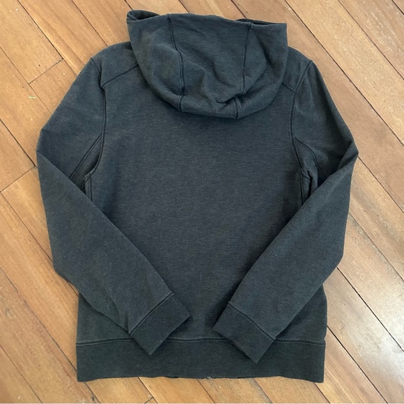 Lululemon Cross Cut Hoodie Heathered Black - Picture 3 of 12